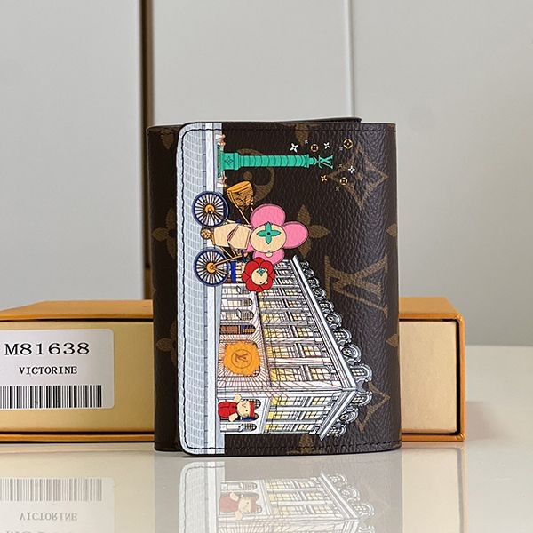 ルイヴィトン クリスマス ポルトフォイユ ヴィクトリーヌ 本物 財布 2色 vus45135