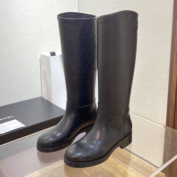 追跡付き 安いシャネル ロングブーツ CCマーク 本物 shg30991