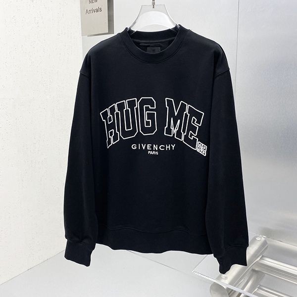送料込ジバンシィ ロゴ刺繍★スリムスウェットシャツ 本物 BMJ0H63Y78-001
