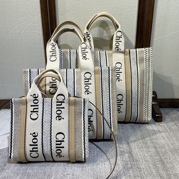 クロエ＊woody nano tote ナノ キャンバストートバッグ 本物 chg85084
