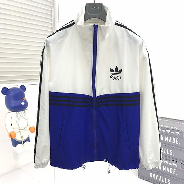 春夏新作【グッチ×adidas】コットン スウェットシャツ 本物 692107XJEKP9275