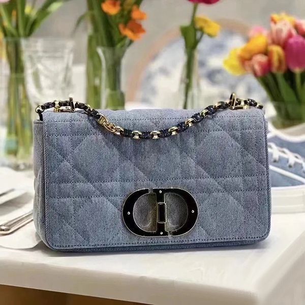日本未入荷ディオール CARO ミディアムバッグ カーフスキン ショルダー 本物 deq32233