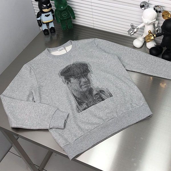 稀少 ディオール 刺繍 コットン クルーネック 本物 トレーナー dez75825