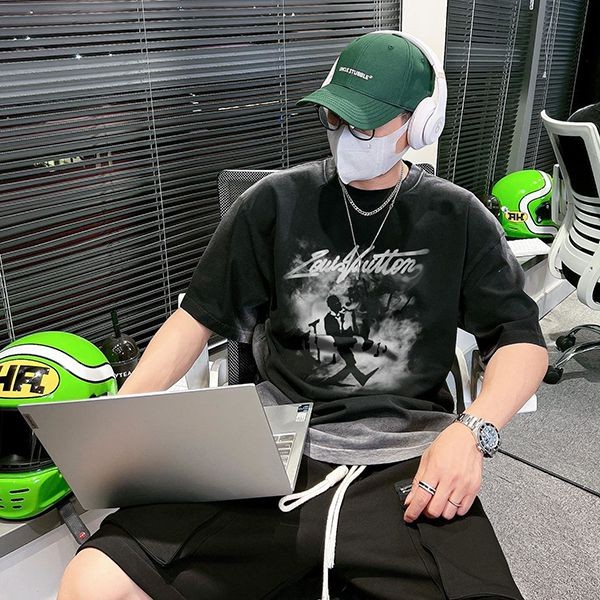 【すぐ届く】 ルイヴィトン メゾン LVクルーネック Tシャツ 本物 vut37940