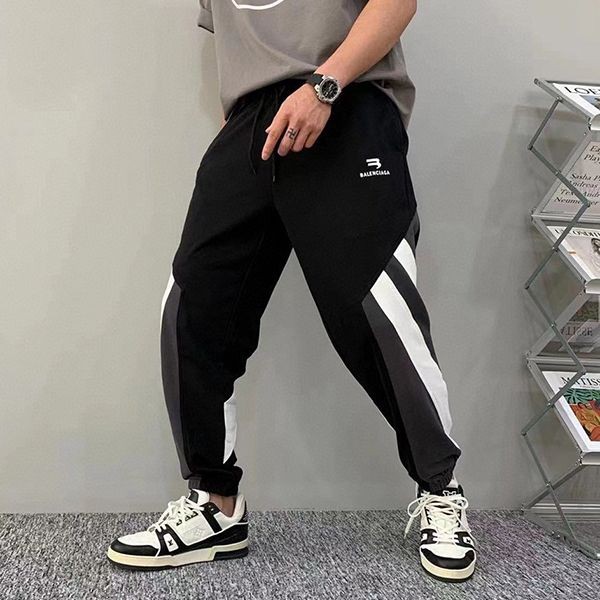 大人気!!新色バレンシアガ ブラックコットン ミッドライズバギーパンツ 本物 bah69440