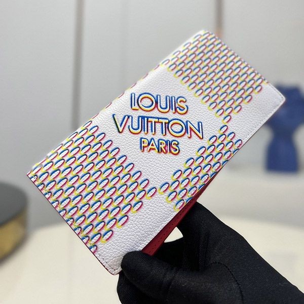 送料込ルイヴィトン 二つ折り長財布 本物 ポルトフォイユブラザ vus60816