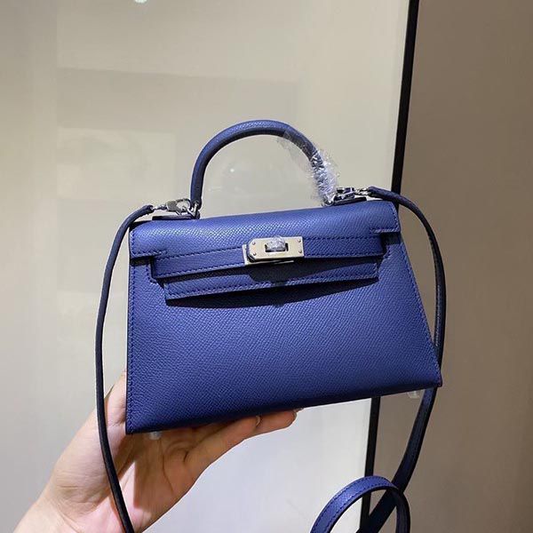 エルメス ケリーミニ2 カザック本物 エプソン シルバー金具 he19015