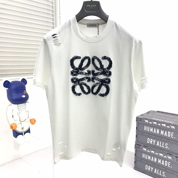 春もの新作ロエベ アナグラム プリント Tシャツ 本物 loe35833