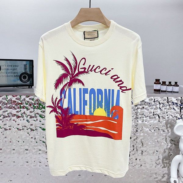 争奪戦 グッチ コットンジャージー Tシャツ 本物 gup75927