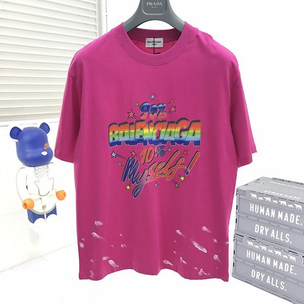 世界中で大人気 バレンシアガ ロゴ ミディアムフィットTシャツ コピー bay19190