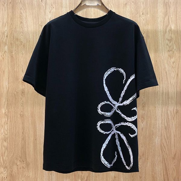 累積売上総額第１位！ロエベ★アナグラム ロゴ コットン 半袖 Tシャツ 本物 lod46857