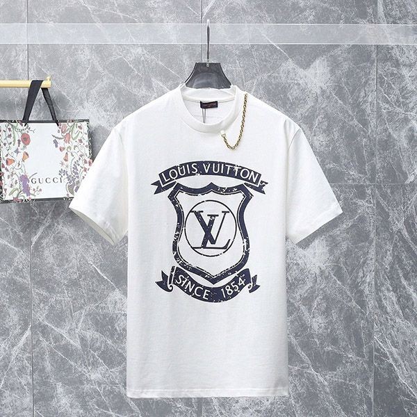超話題!ルイヴィトン LVコートオブアームシグネチャーTシャツ 本物 vuo67018