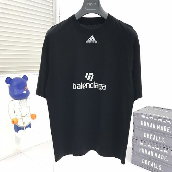 超希少！バレンシアガ アディダス 本物 Tシャツ メンズ bak07891