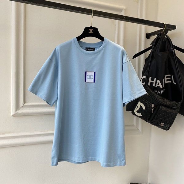 【日本未発売】シャネル Tシャツ 本物 モノグラム プリンテッド shd81358