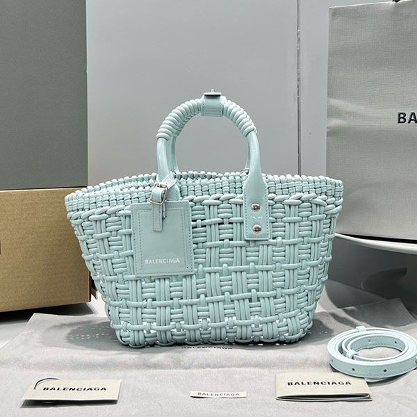 【バレンシアガ】BISTRO XS ストラップ付き バスケット 本物 ban62064