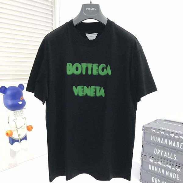 21-22AW ボッテガヴェネタ 本物 ウォッシュドコットンジャージーTシャツ bou48425