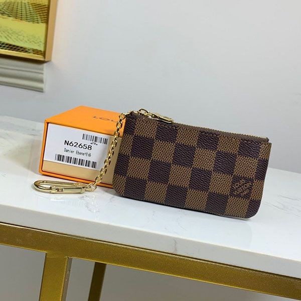 ルイヴィトン コインケース 本物 ダミエ キーケース 小銭入れ N62658